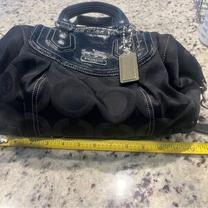 Coach signature satchel w matching wallet